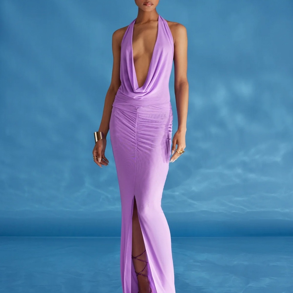 Khanum’s Backless Purple gown